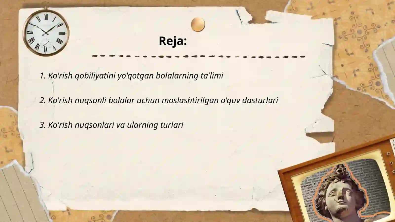 Ko'rishda nuqsoni bor bolalar 2