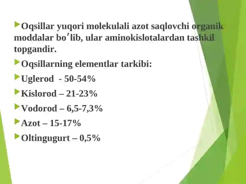 Oqsiltabiatli peptid va garmonlar 2