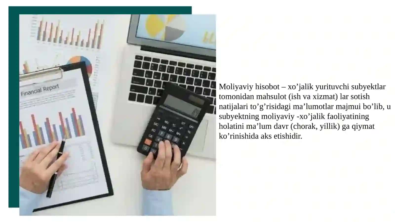Moliyaviy hisobot 2