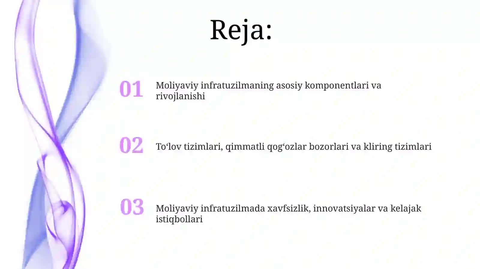 Moliyaviytizim moliyaviyinfratuzilma 2