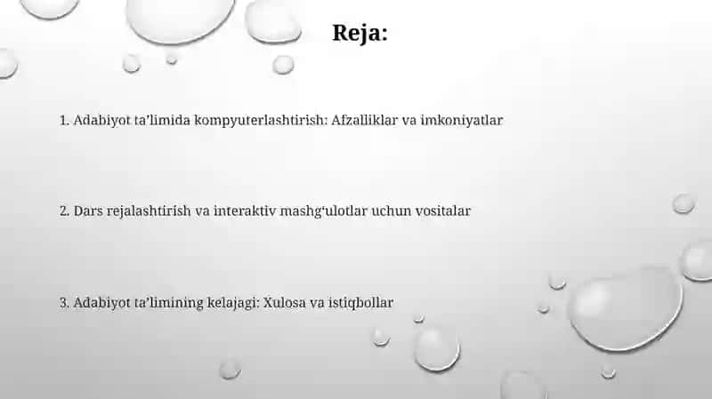 Adabiyot oʻqitishda darslarni kompyuterlashtirish 2