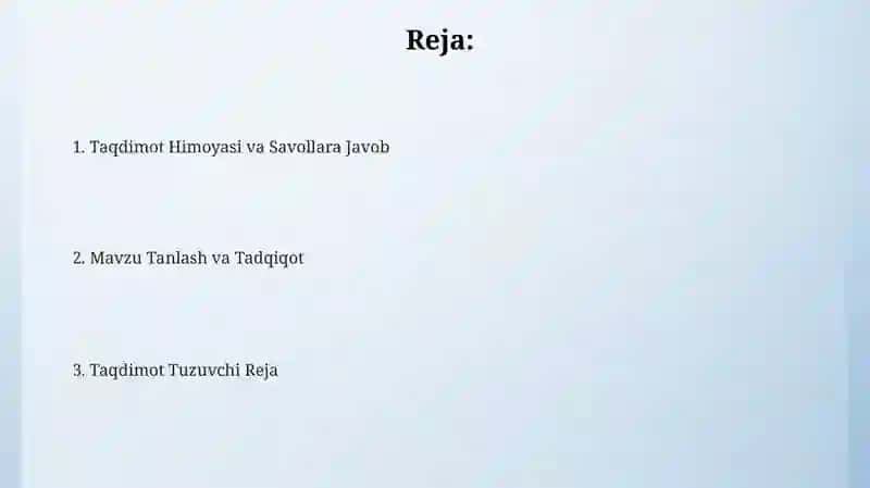 Taqdimot Texnikasi va Til Uslubi 2