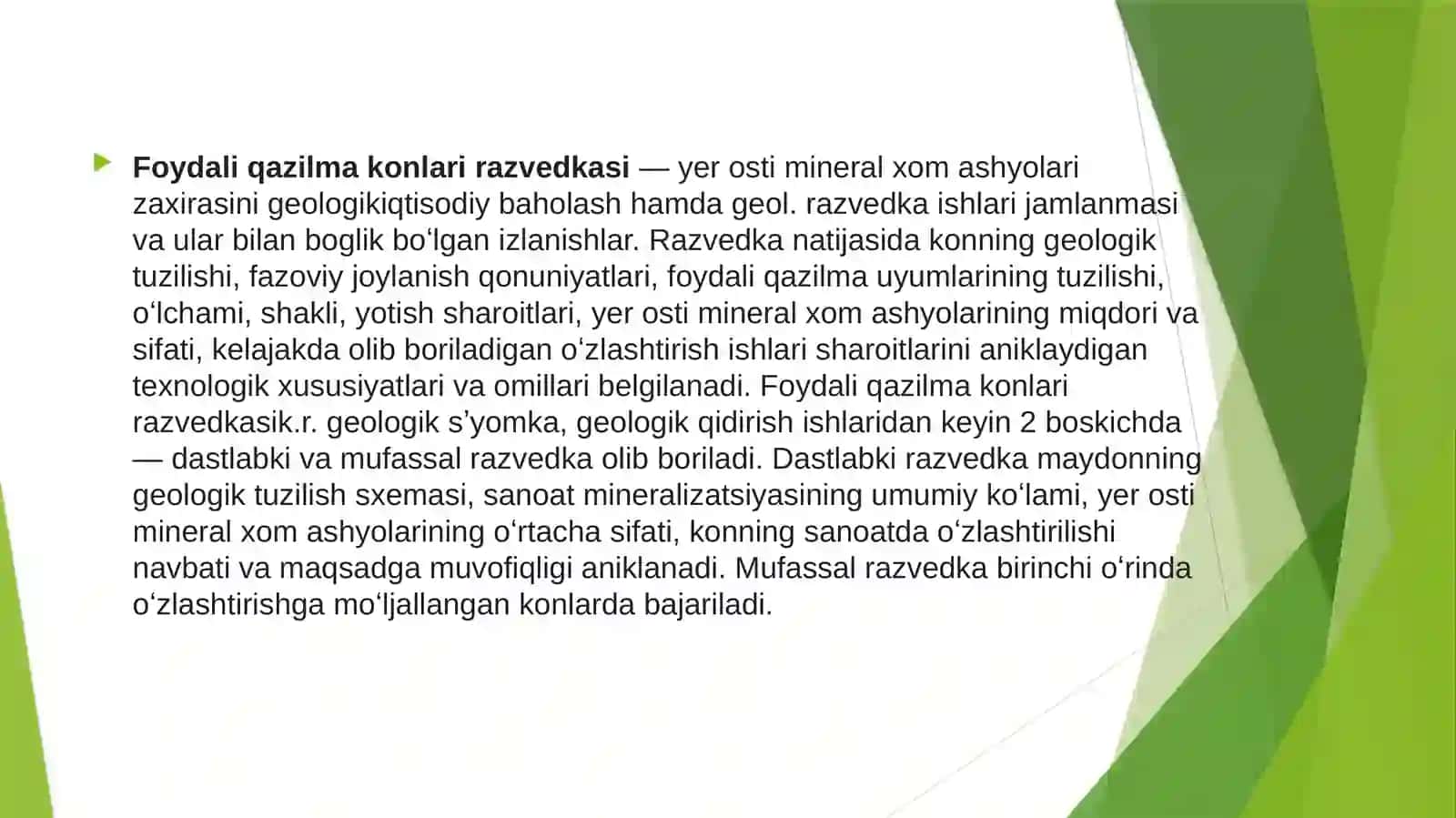 FOYDALI QAZILMALARNI RAZVEDKASI 2