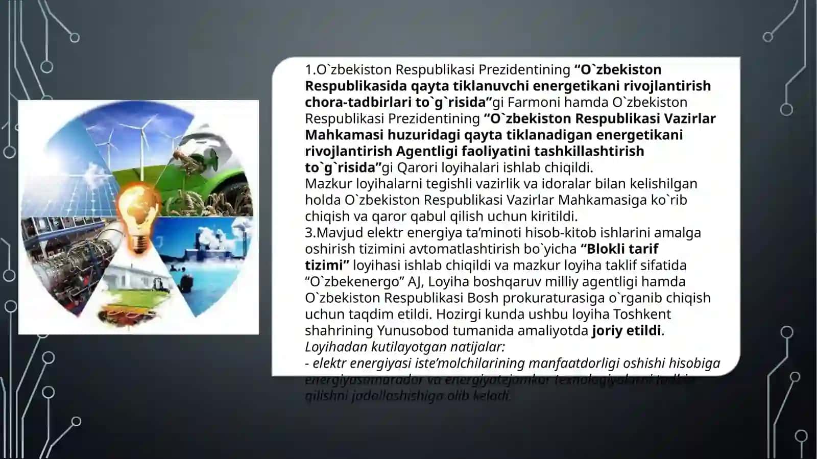 O’ZBEKISTAN- YOQILG’I ENERGETIKA RESURSLARI 2
