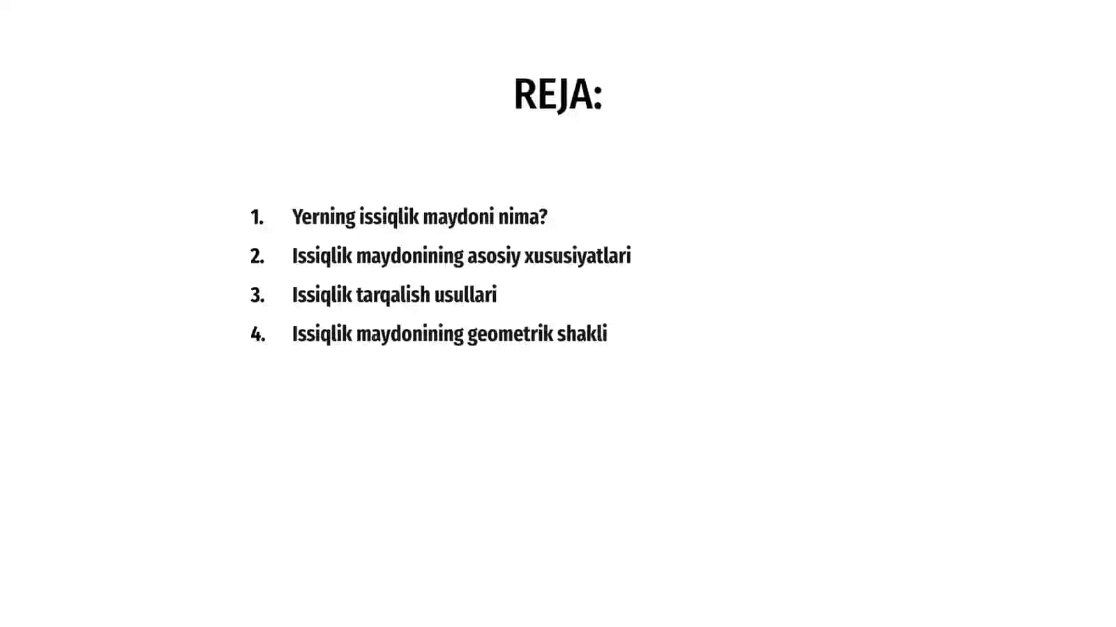 Yerning issiqlik maydoni 2