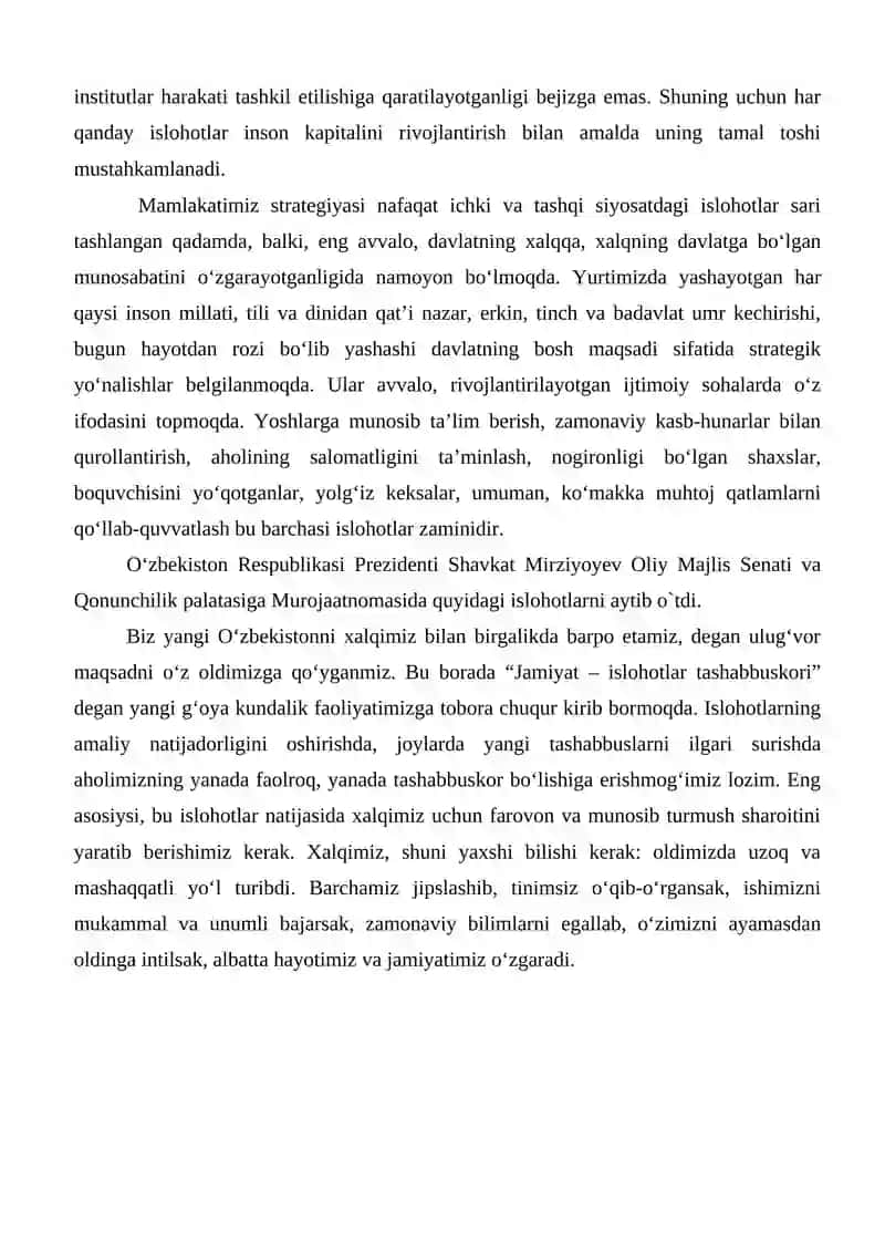 INSHO Yangilanayotgan O‘zbekiston uchun yangi avlod kadrlari 2