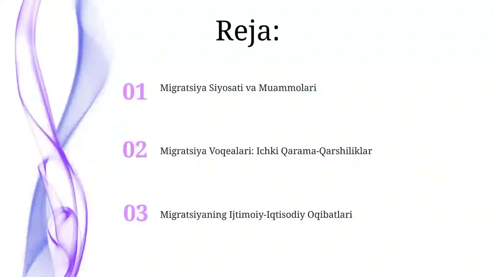 Migratsiya Siyosati va Muammolari 2