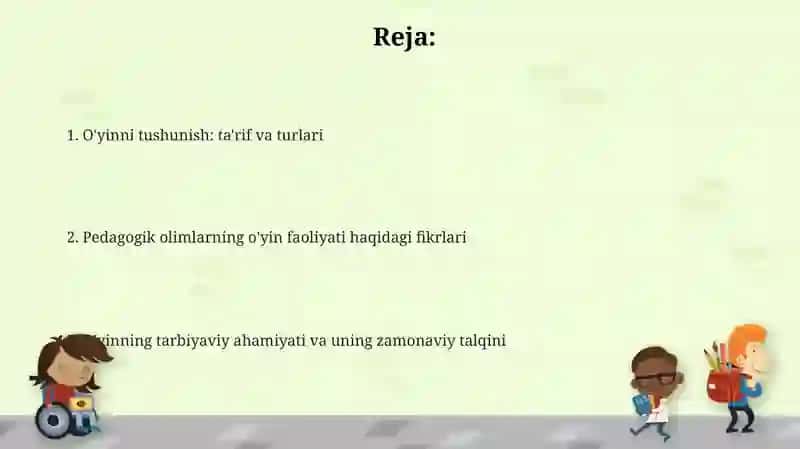 O'yin va ta'limning integratsiyasi 2