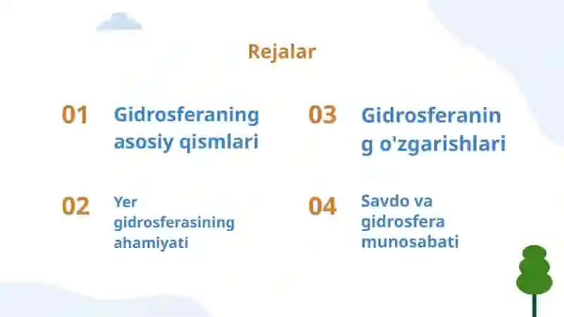 Yerning geografik qobig'i Gidrosfera 2