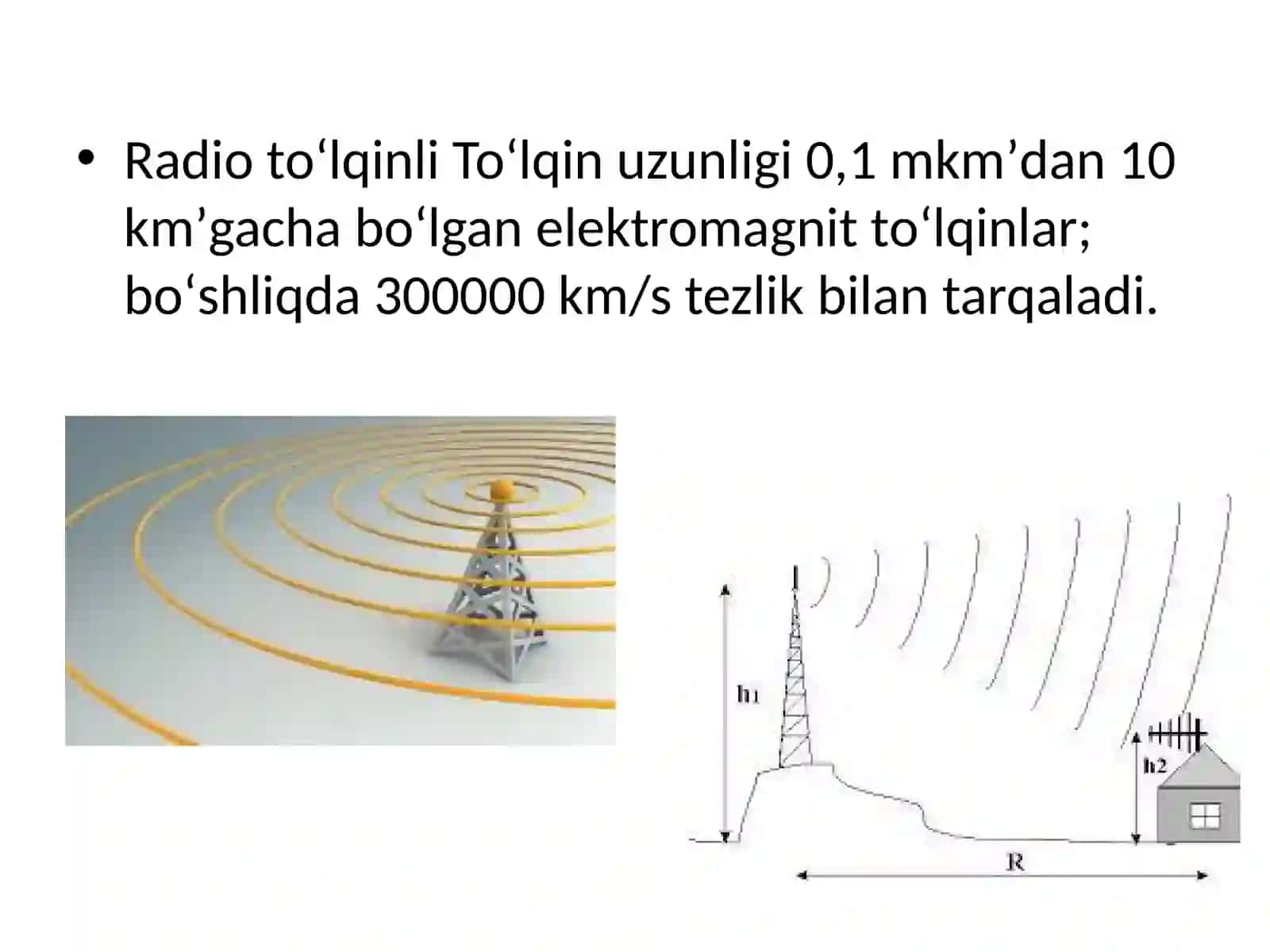 Radioto’lqinlarning klassifikatsiyasi va parametrlari 2