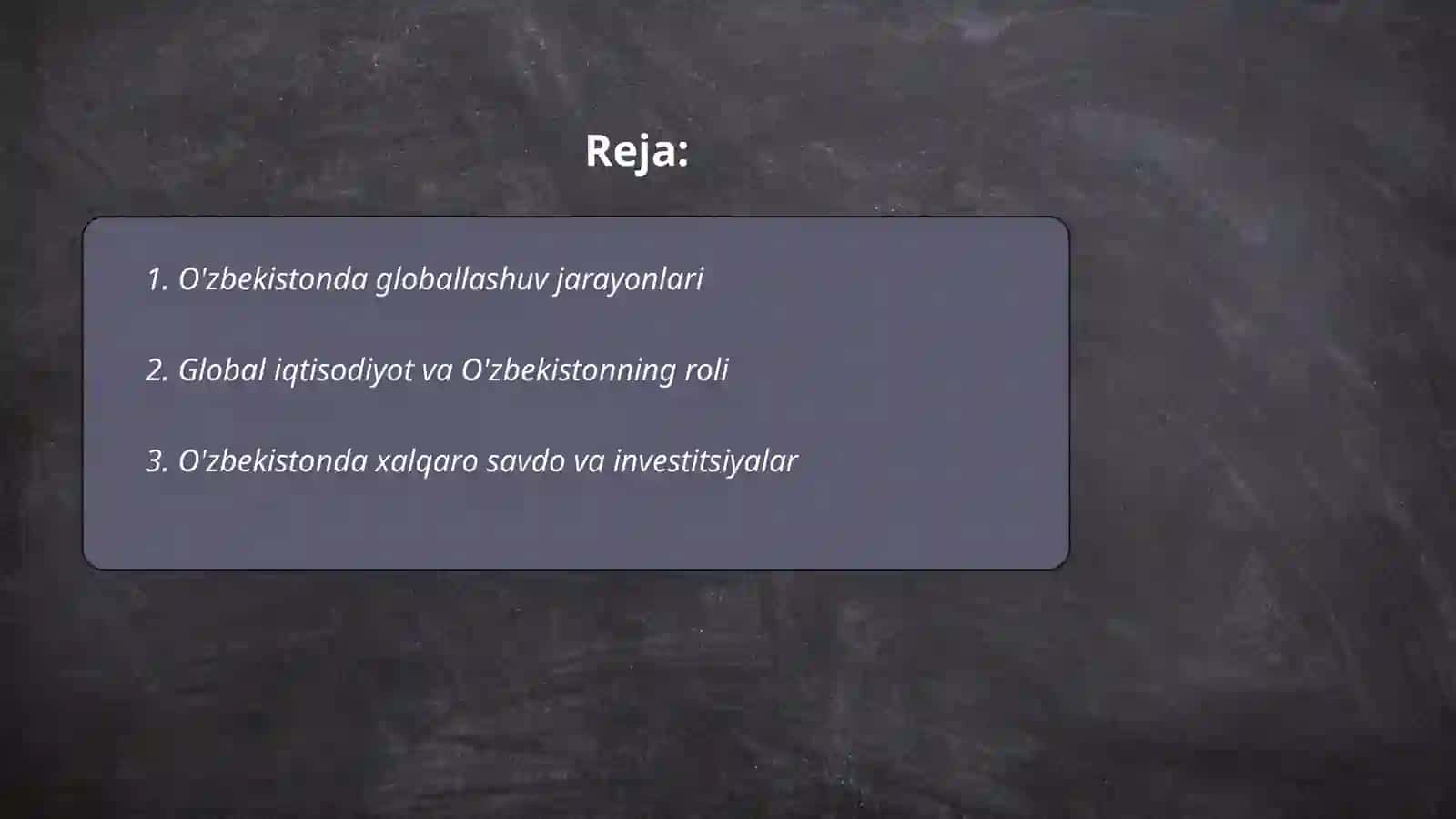 O'zbekistonda globallashuv jarayonlari 2