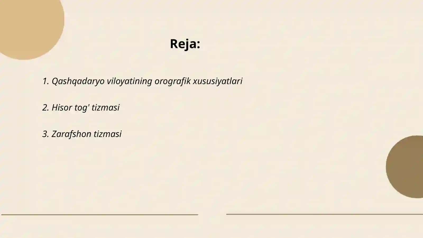 Qashqadaryo orografiyasi 2