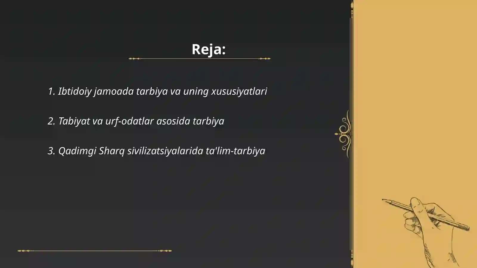 Ibtidoiy jamoada tarbiya 2