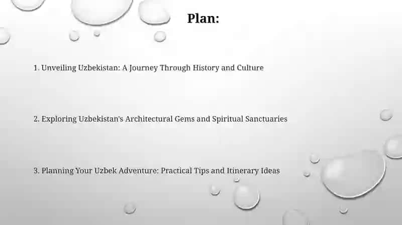 Unveiling Uzbekistan: A Journey Through History and Culture 2