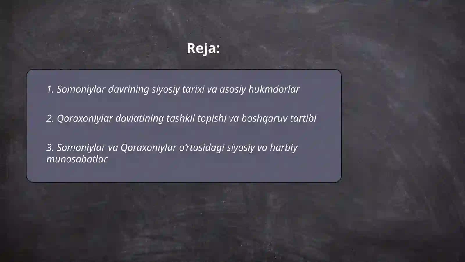Somoniylar va Qoraxoniylar davri 2