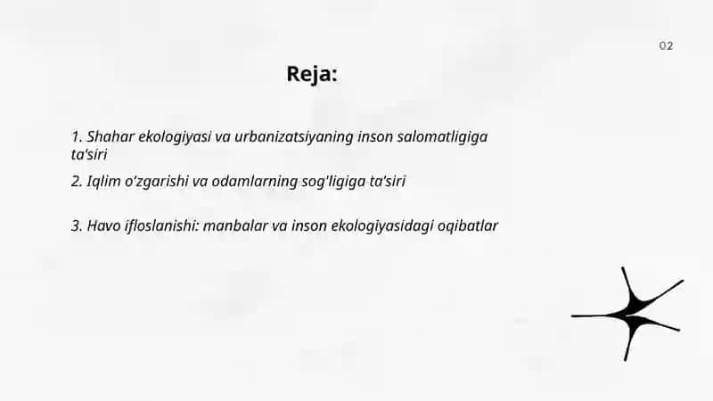 Hozirgi paytda odam ekologiyasi 2