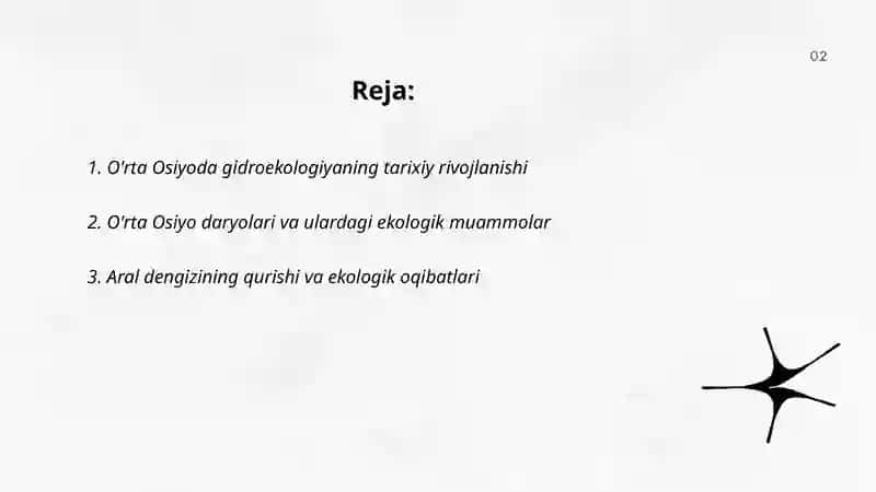 O'rta Osiyoda gidroekologiyaning rivojlanish tarixi 2
