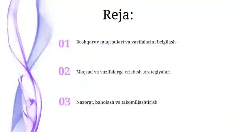 Menejment maqsad va vazifalari 2