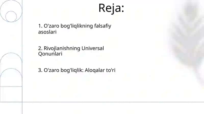 Universal Qonunlar 2