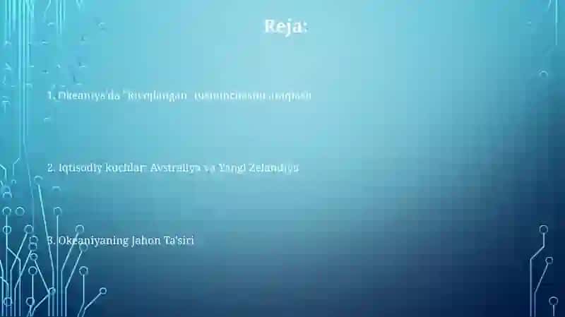 Okeaniyadagi eng rivojlangan davlatlar 2