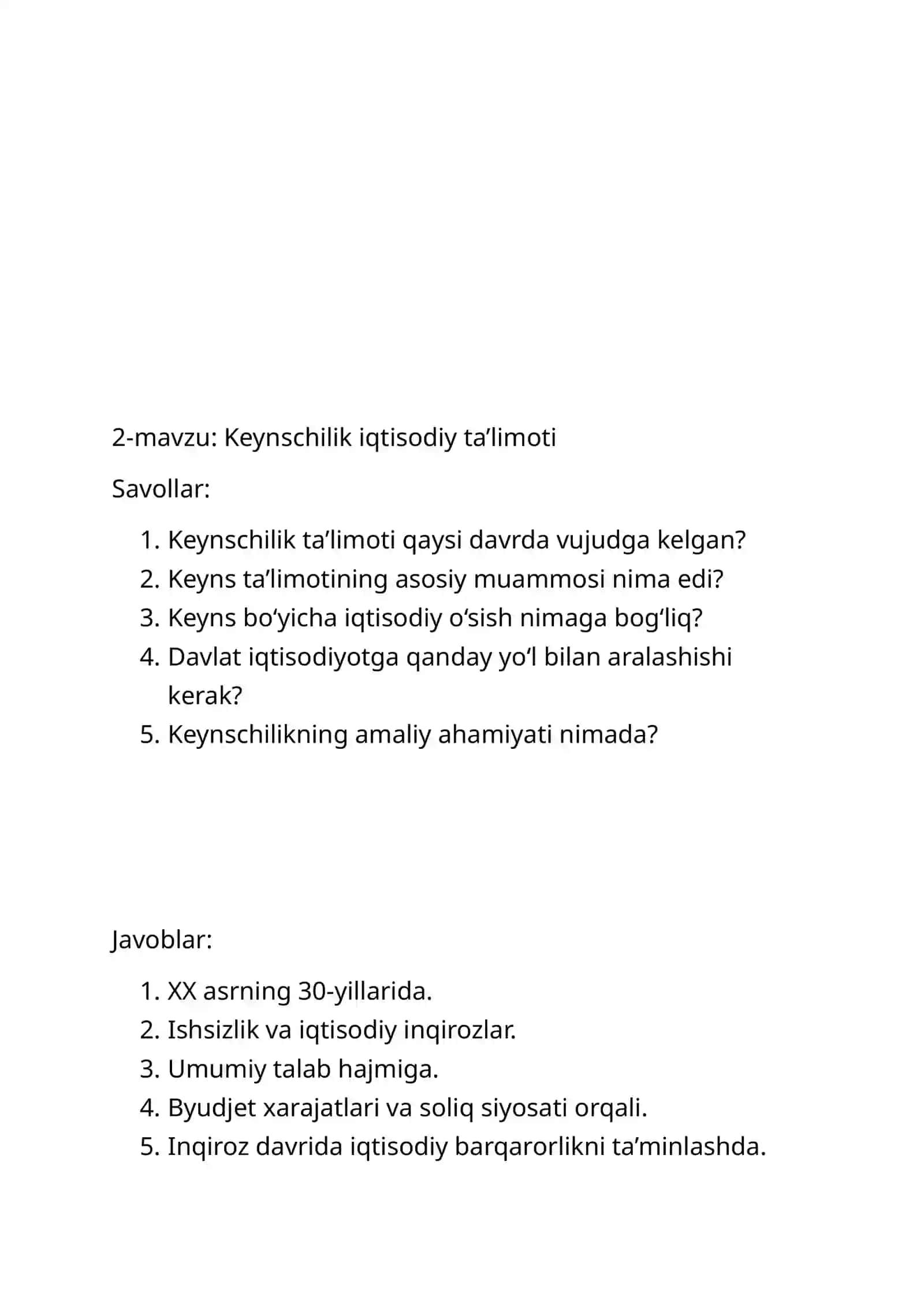 Klassik iqtisodiy ta’limot 2