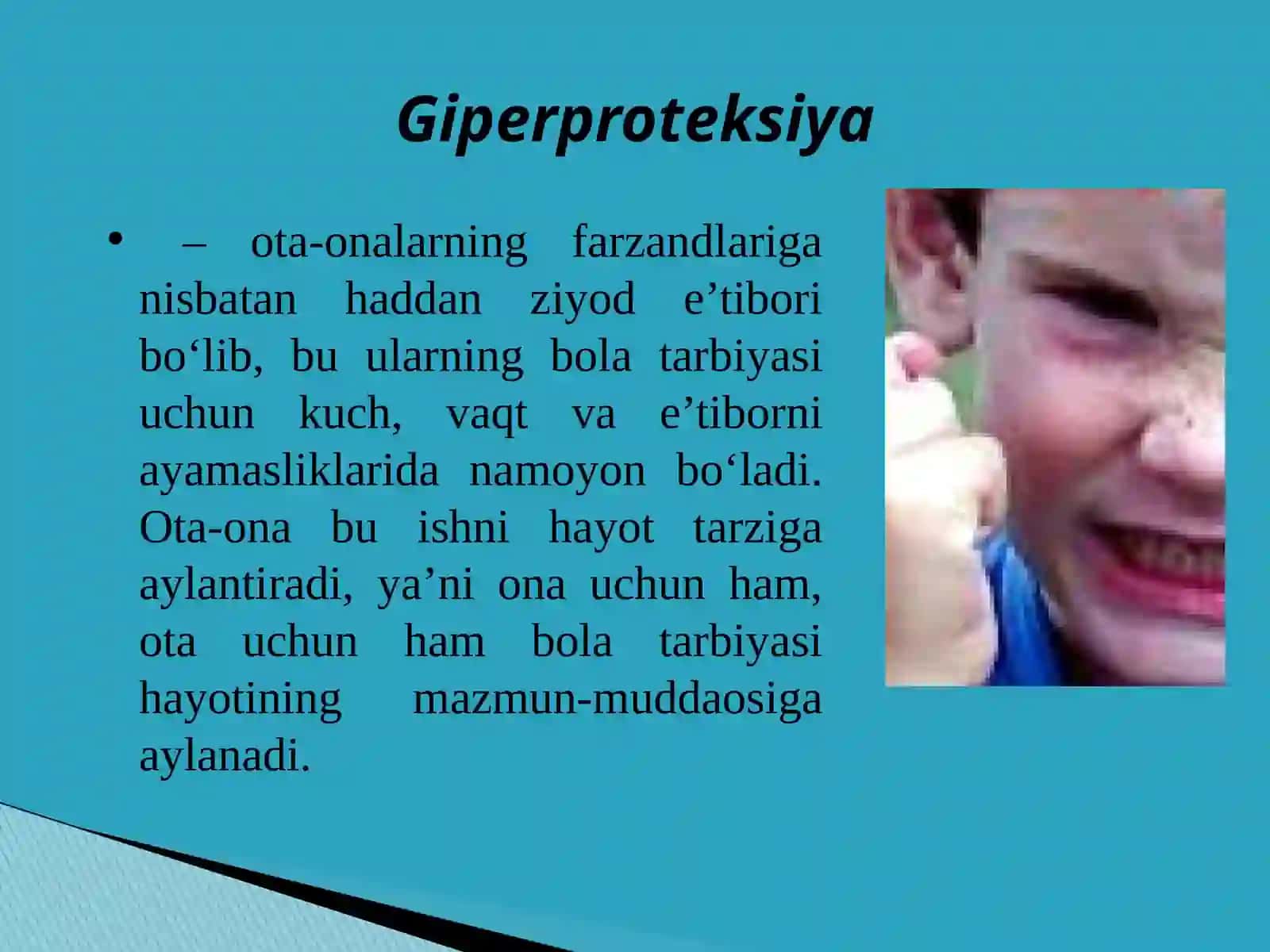 Ota-ona - bola munosabatlari psixologiyasi 2