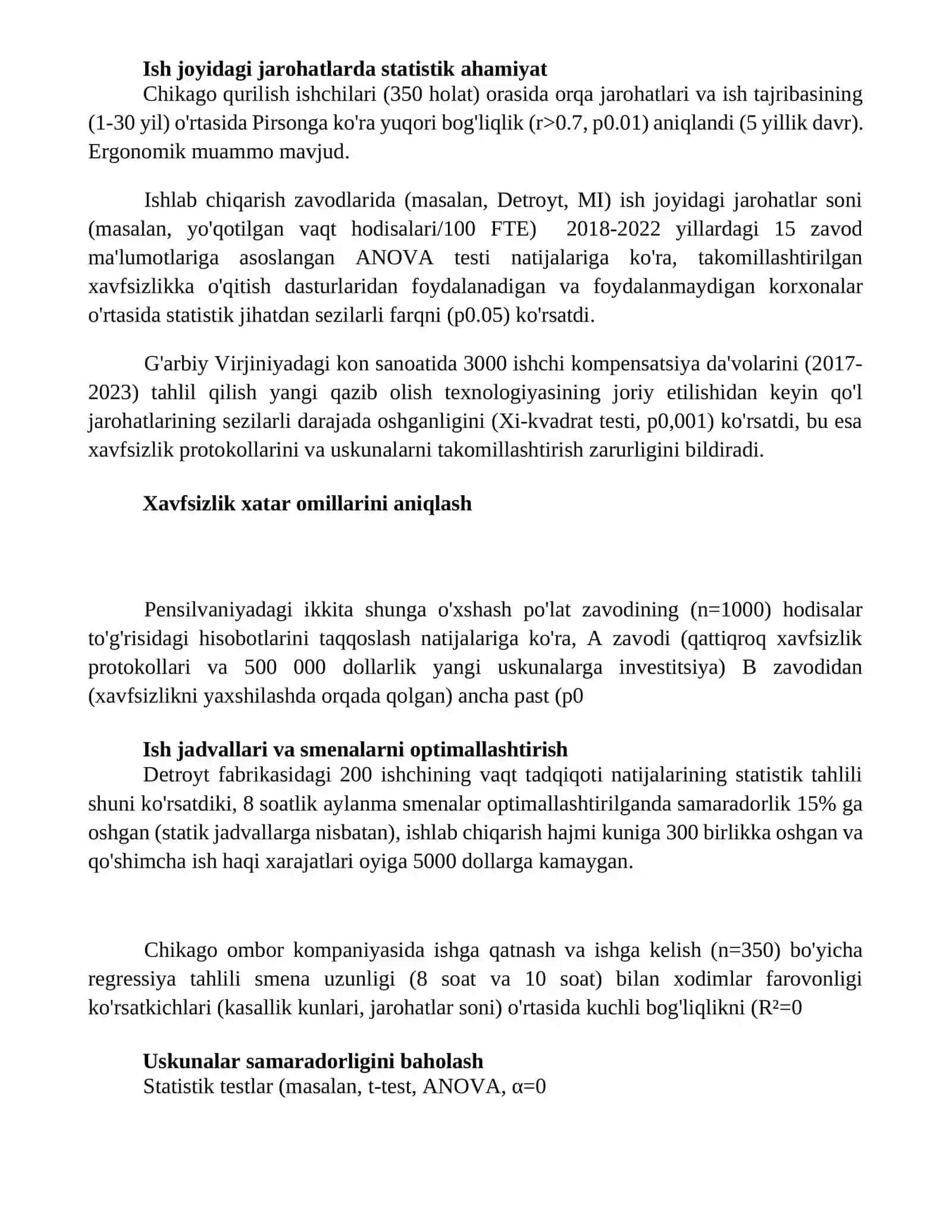 Statistik tadqiqotlar 2