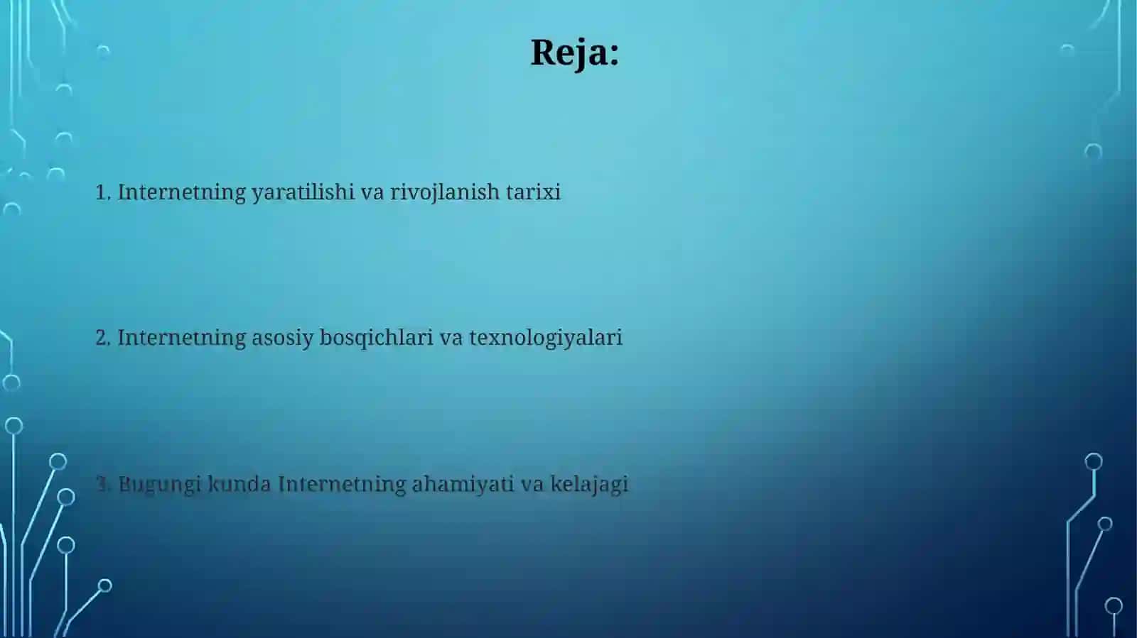 Internetning yaratilishi, rivojlanish bosqichlari tarixi va hozirgi kunda ahamiyati 2