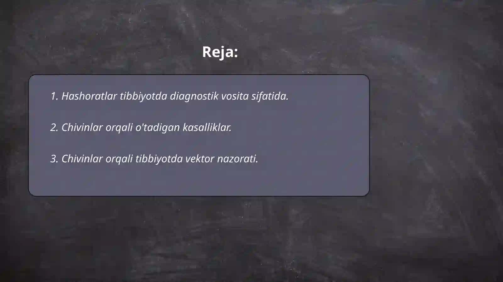 Hashoratlarni tibbiyotdagi ahamiyati 2