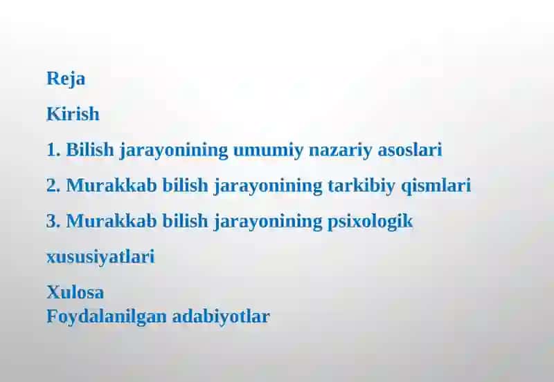 Murakkabbilishjarayoni 2