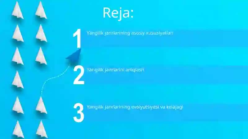 Jurnalistikada xabar janri 2