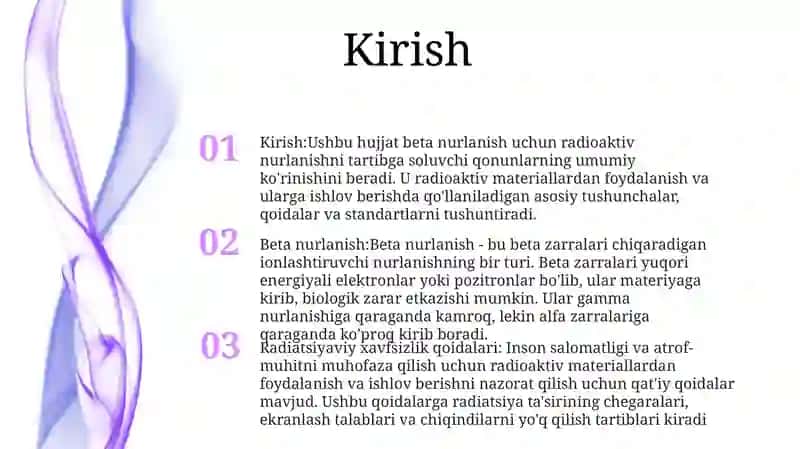 Beta Nurlanish Uchun Radioaktiv Nurlanish Qonunini Tekshirish 2