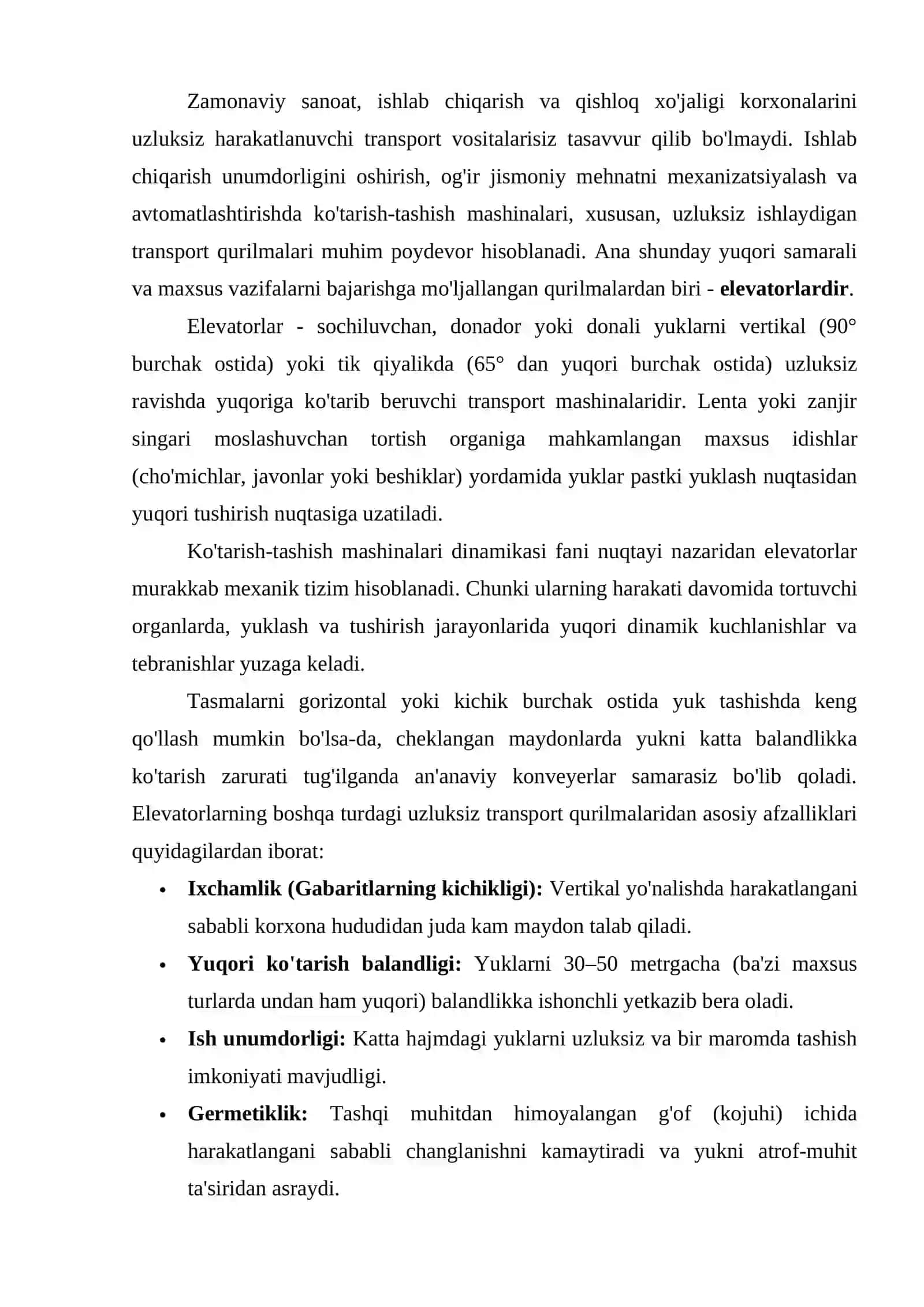 Elevatorning bajaradiganvazifalari 2