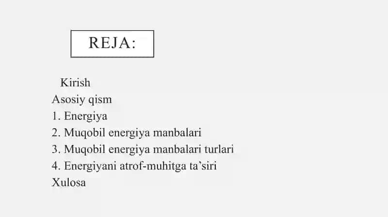 Energiya va atrof muhit 2