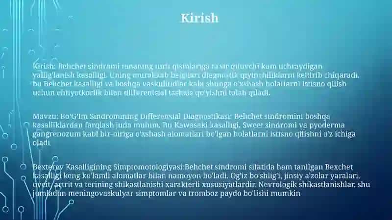 Bo‘G‘Im Sindromining Differensial Diagnostikasi 2