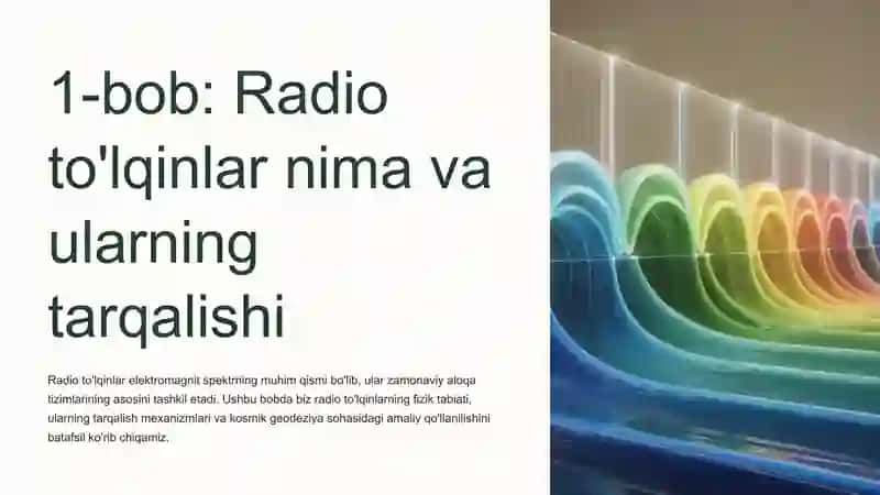 Radioto'lqinlarning Tarqalishi 2