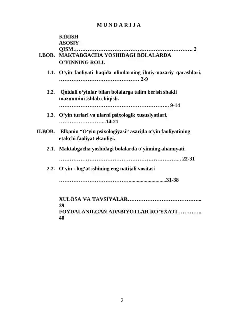 Maktabgacha yoshdagi bolalarda o’yinning ahamiyati 2