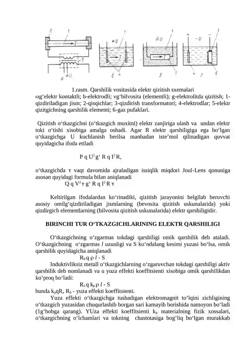 QARSHILIK VOSITASIDA QIZITISH USULLARI 2