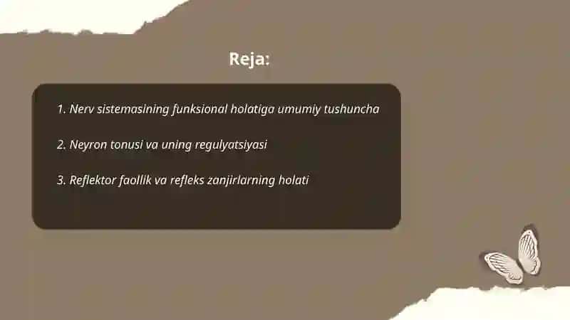 Nerv sistemasining funksional holati 2