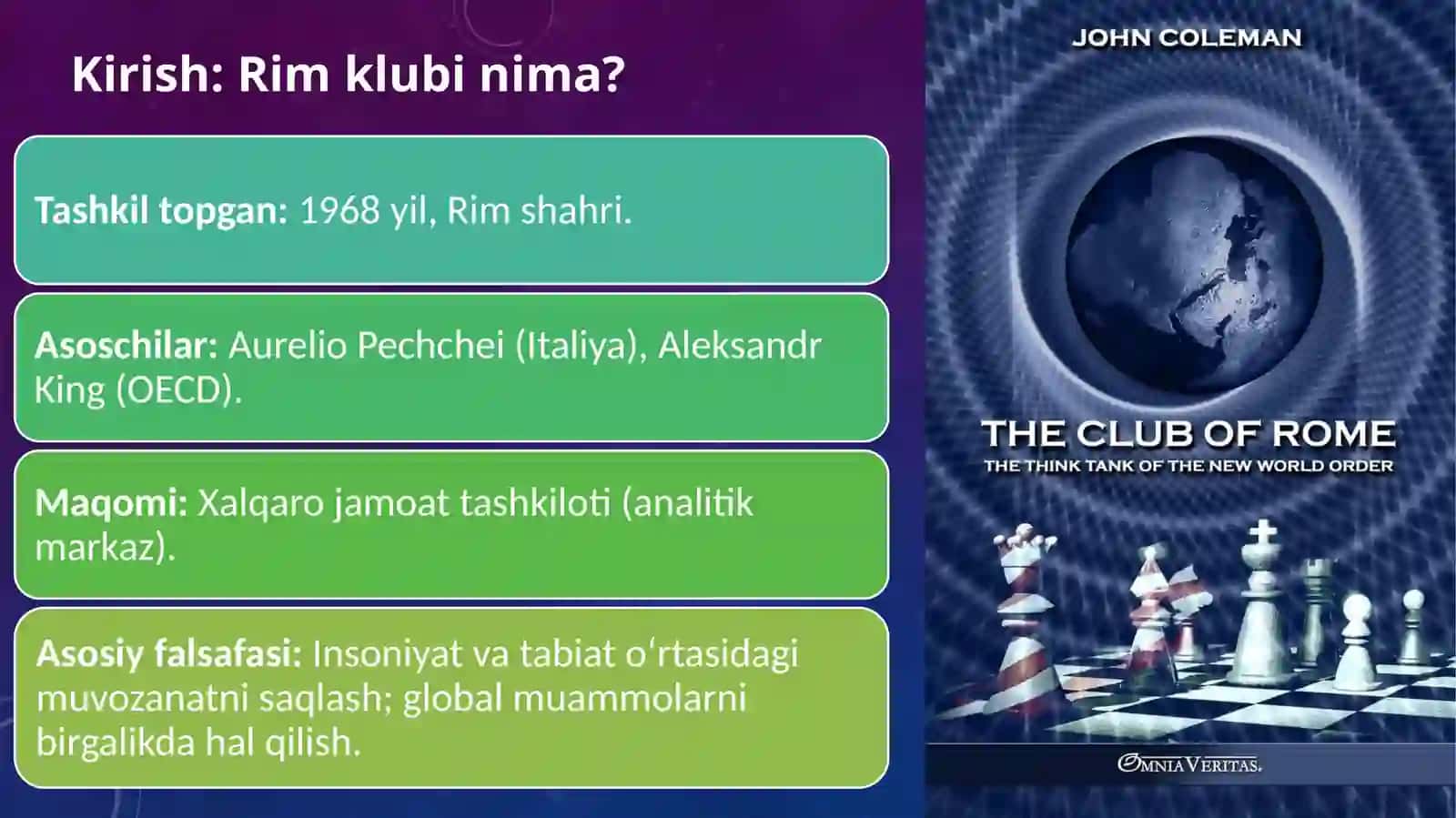 Rim klubi: Global muammolarni yechish markazi 2