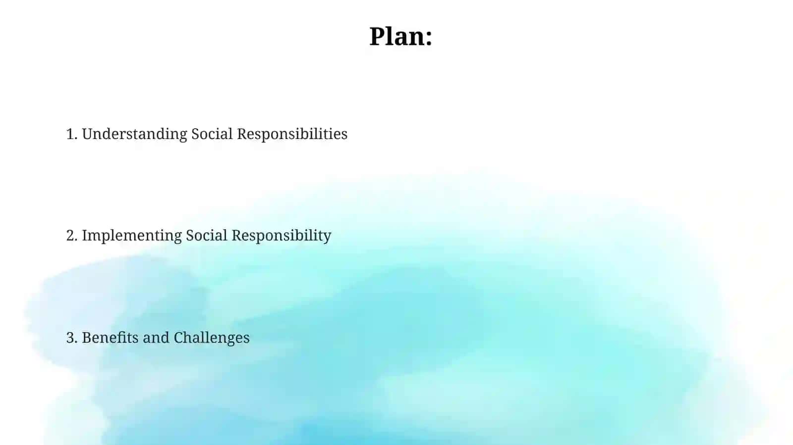 Social responsibilities 2