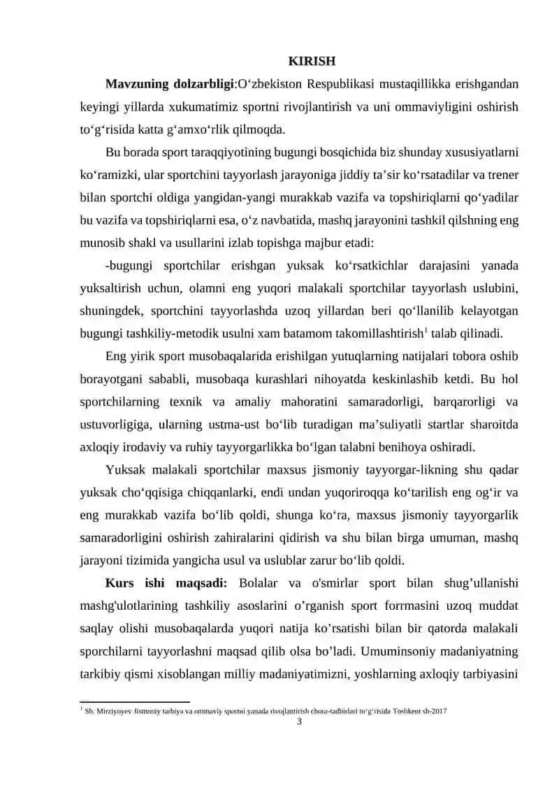 SPORT FORMASI TARAQQIYOTINING QONUNIYATLARI 2