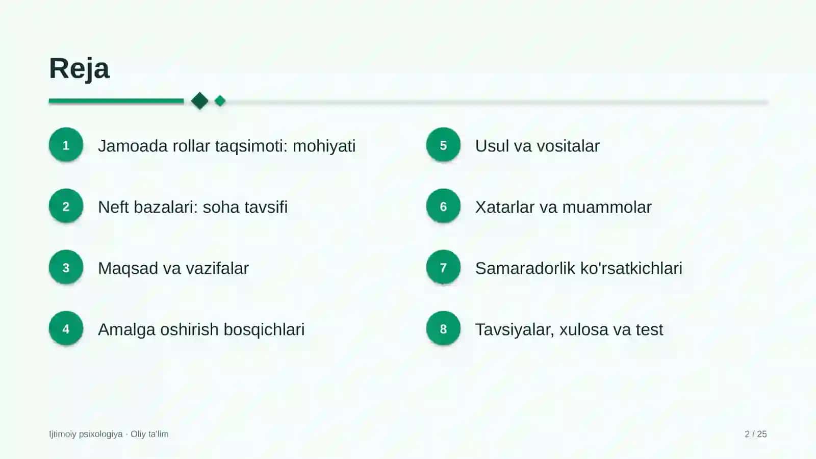 neft bazalarida jamoada rollar taqsimoti 9291 2