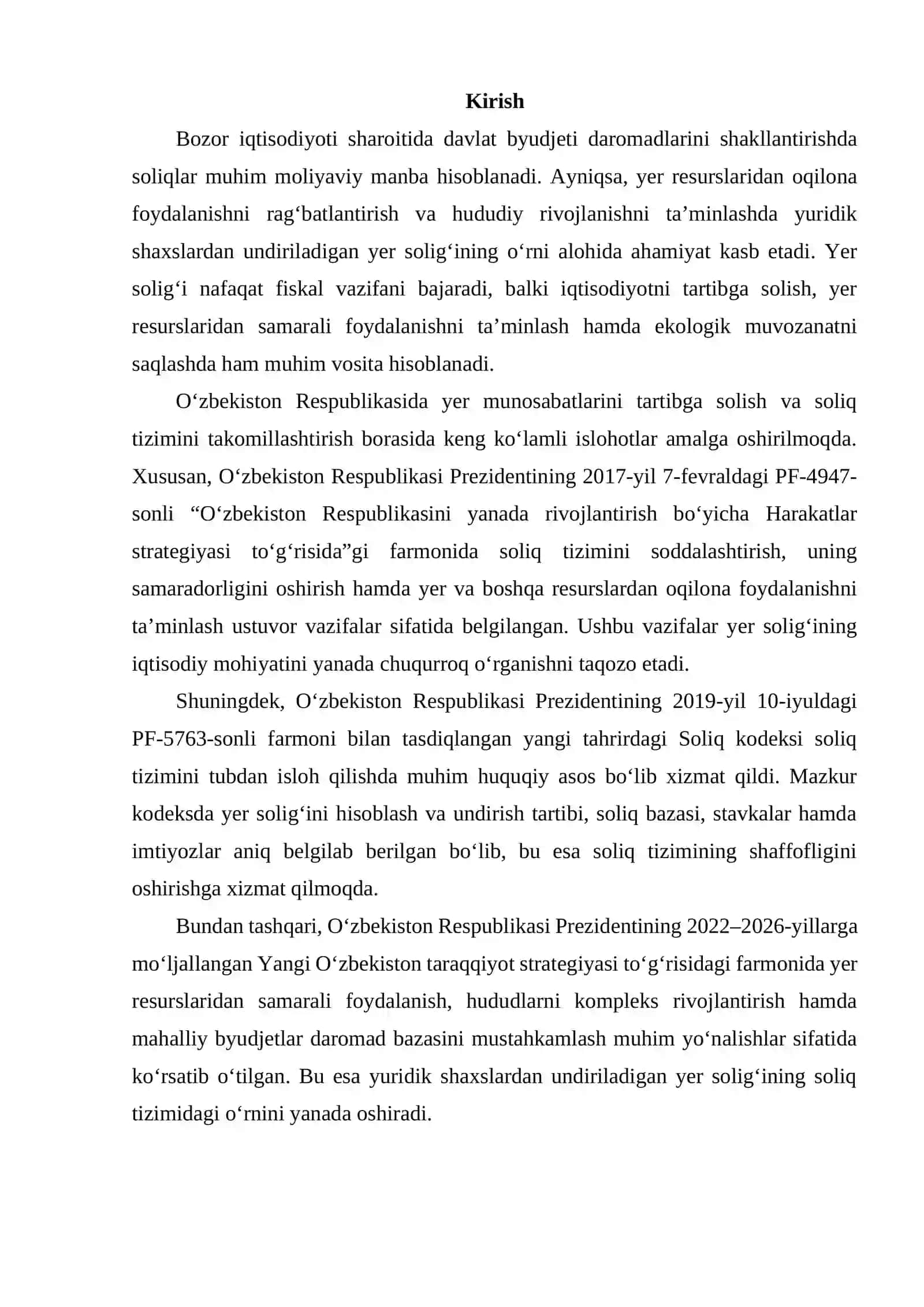 Yer soligi va uni soliq tizimida tutgar o‘rni 2