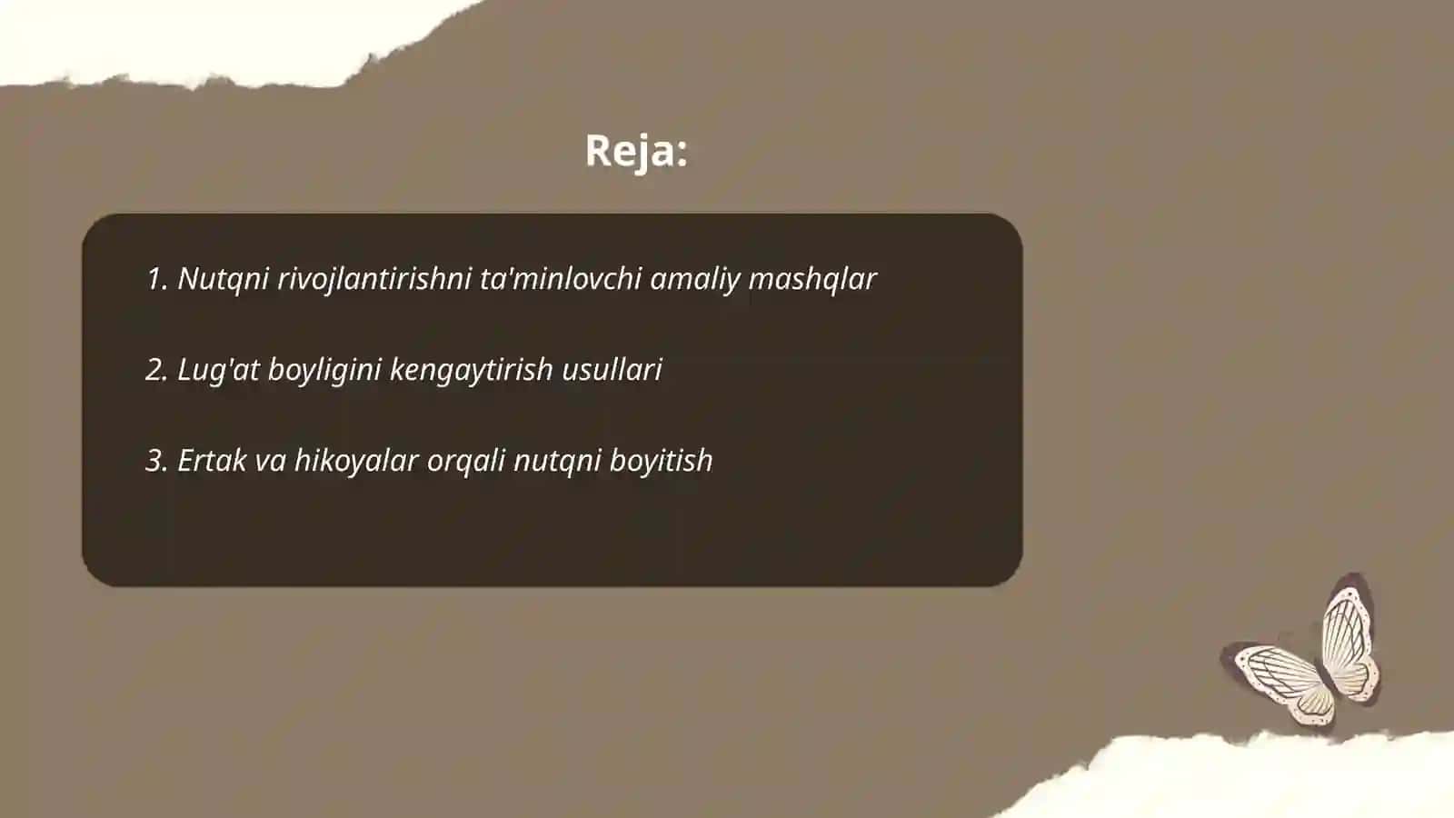 Nutqni oʻstirish va boyitish usullari 2