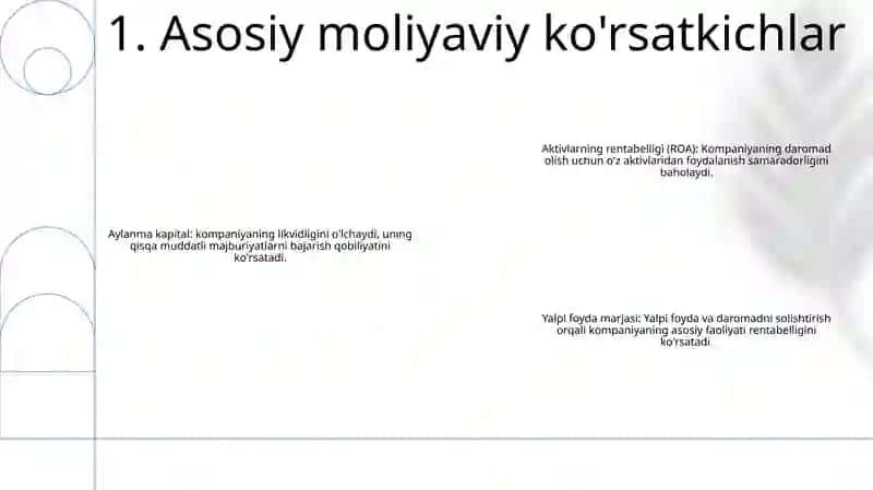 Buxgalteriya Balansi Ko'Rsatgichlari 2