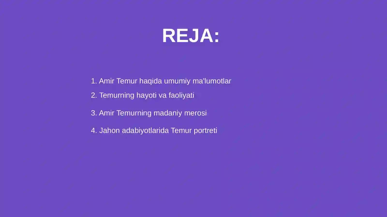 Amir Temur haqidagi jahon asarlari 2