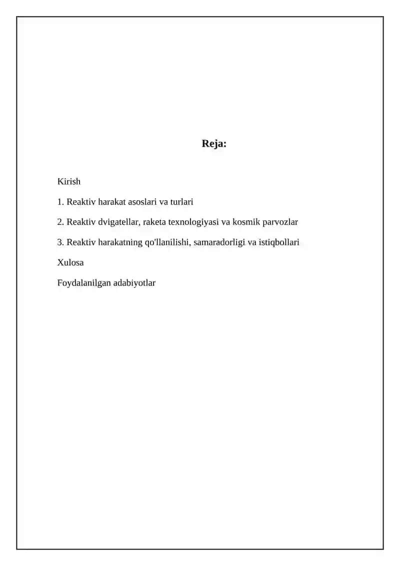 Reaktiv harakat 2