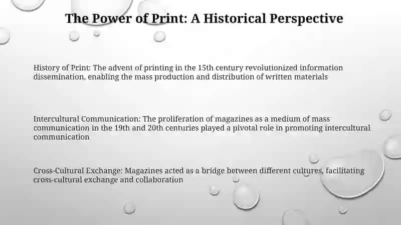 Magazines and Intercultural Communication 2