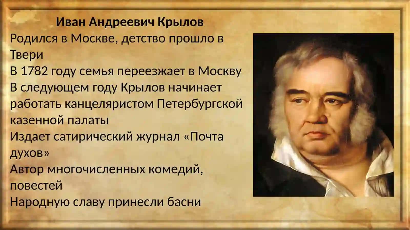 Творчество И.А.Крылова 2